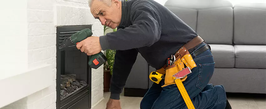 New Indoor Fireplace Installation in Tinton Falls, New Jersey
