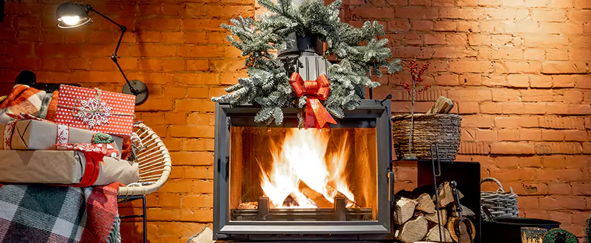Travis Industries Linear Gas Fireplace Installation in Tinton Falls, New Jersey