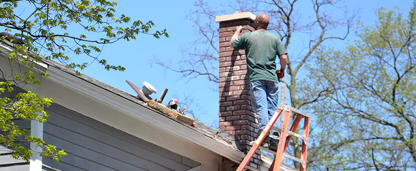 Vinyl and PVC Chimney Flashing Installation in Tinton Falls, NJ
