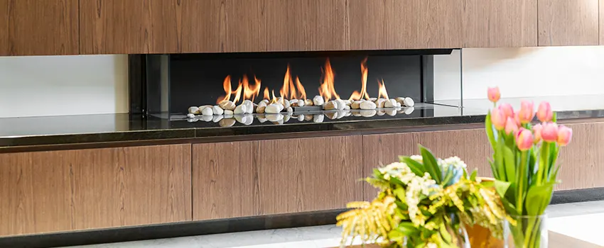 Double-height Fireplace Design Refurbishment in Tinton Falls, New Jersey